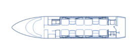 Floorplan Challenger 300