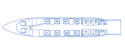 Floorplan Falcon 900EX EASy